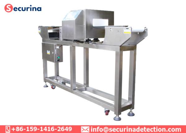 High Sensitivity Industrial Metal Detector Conveyor 300 - 450mm Detection