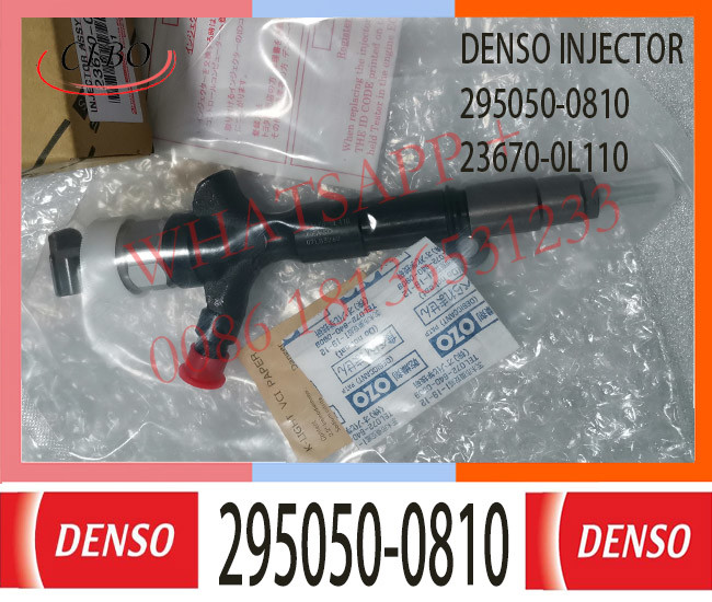 Diesel Common Rail Fuel Injector 23670-0L110 295050-0810 For Denso Toyota 2KD FTV Engine
