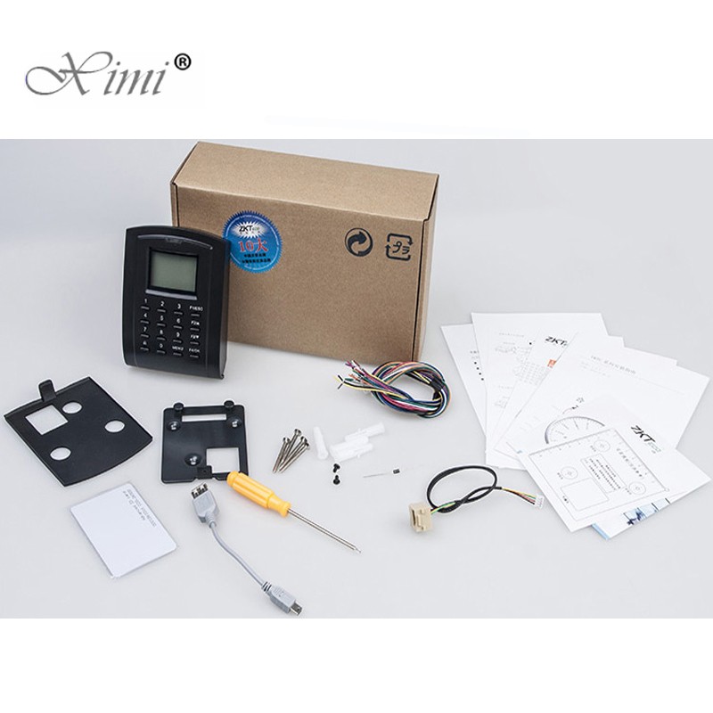 Biometric 13.56MHZ IC Card Access Control With Keypad TCP/IP Standalone Door Access Control And Time Attendance SC103