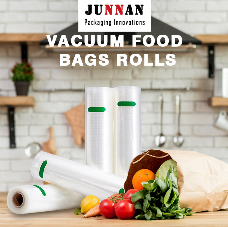 35cmx500cm 0.085mm Food Vacuum Packaging Rolls To Seal A Large Batch Of Soup