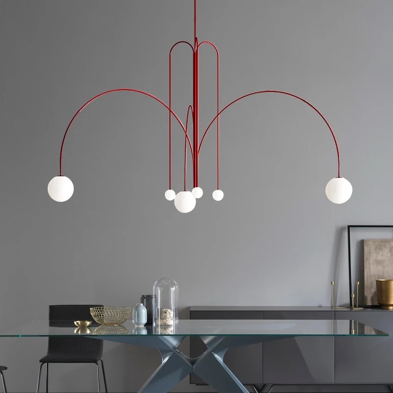 Modern Designer Glass Ball Chandelier Lighting For Living Room/Bedroom/Office Light(WH-MI-438)