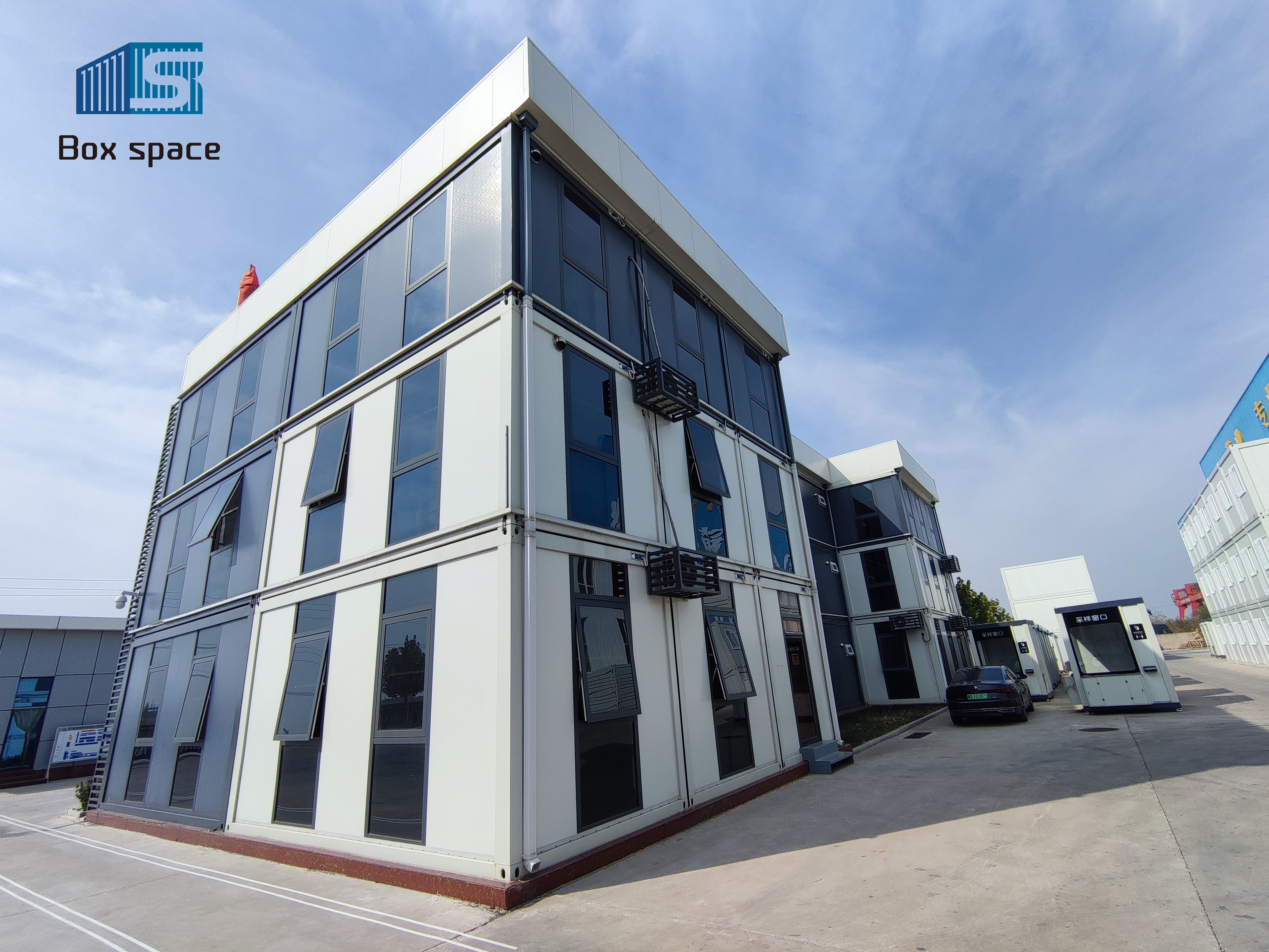 Prefabricated Z Folding Container House Portable Flat Pack Modular Homes