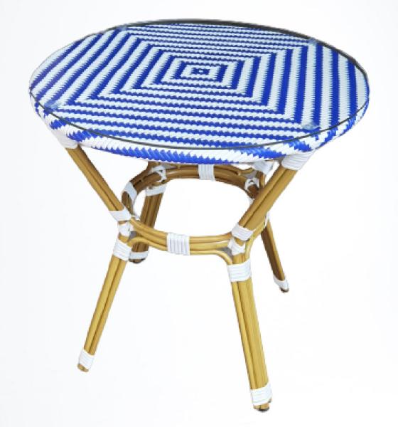 Outdoor table and chair set rattan garden furniture set dining table waterproof