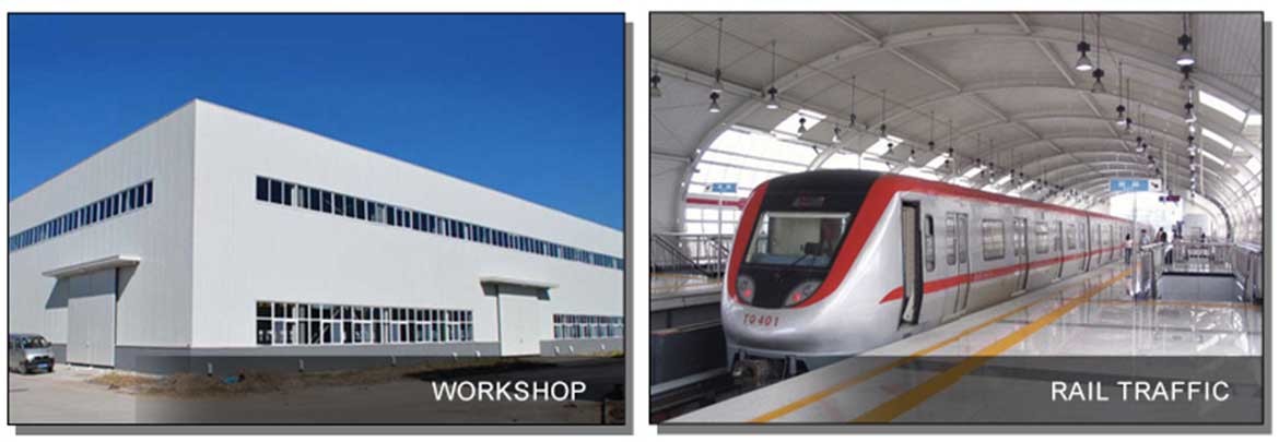 DX52D+Z GALVANIZED ROOFING SHEETS for workshop and railway construction