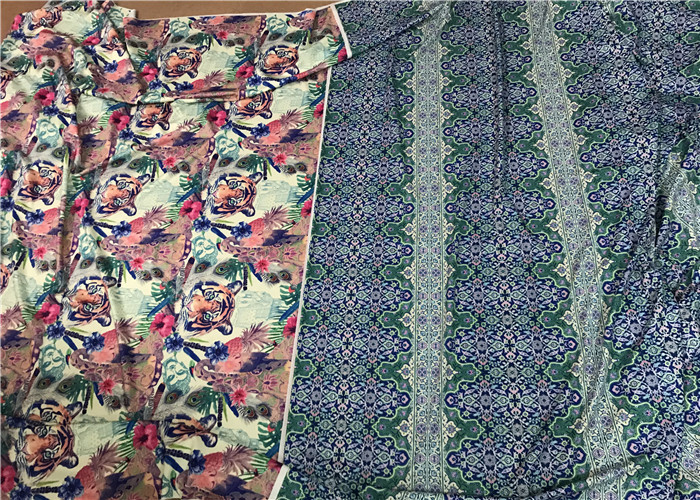Plastic Fiber Knitting Recycled Polyester Fabric Spandex Dance Wear Fabric