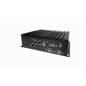 MIS-EPIC06-4L Fanless Box PC / IPC Industrial Computer U Series CPU 4 Network 6