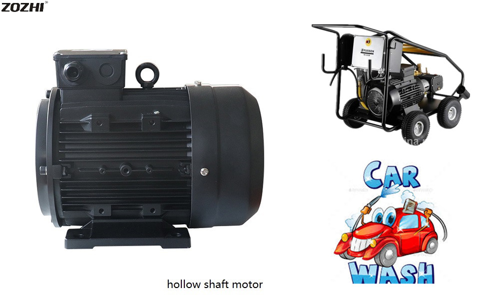 hollow shaft electric motor