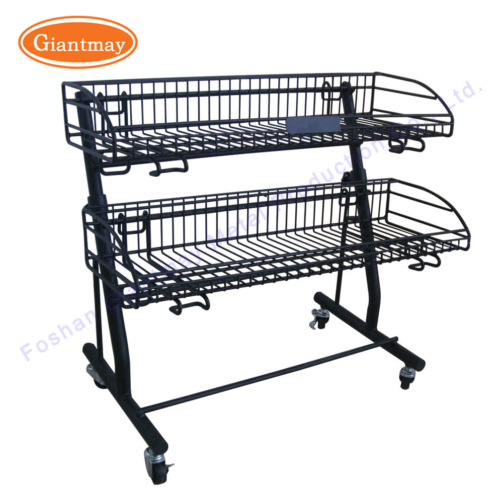 Countertop Metal Stands Wire Mesh Baskets Tabletop Display