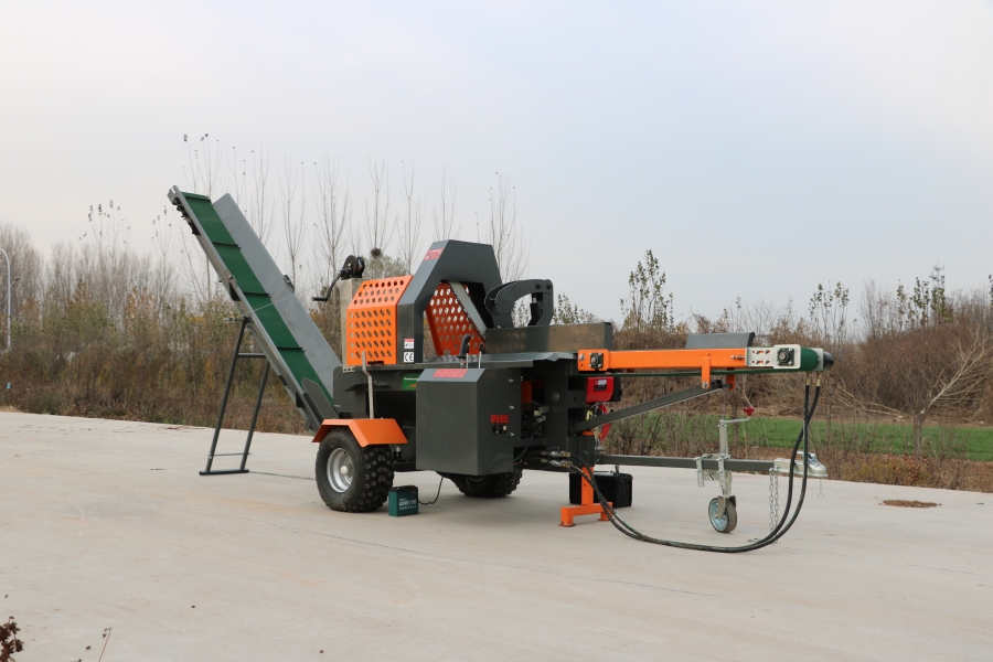 Firewood Processing Made Easy with this Gasoline Firewood Splitter