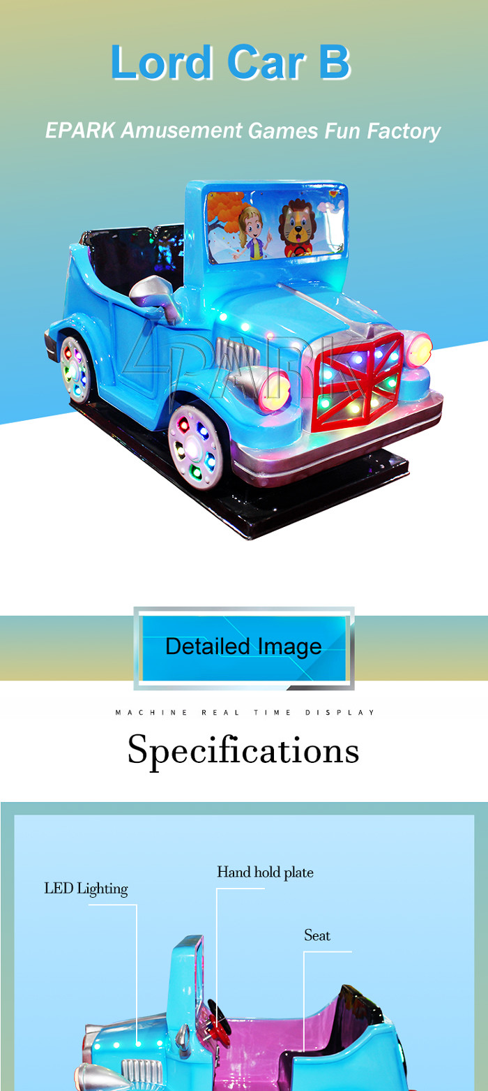 Coin Pull Lord Car B Arcade Game Kiddy Ride Machine For Amusement Park