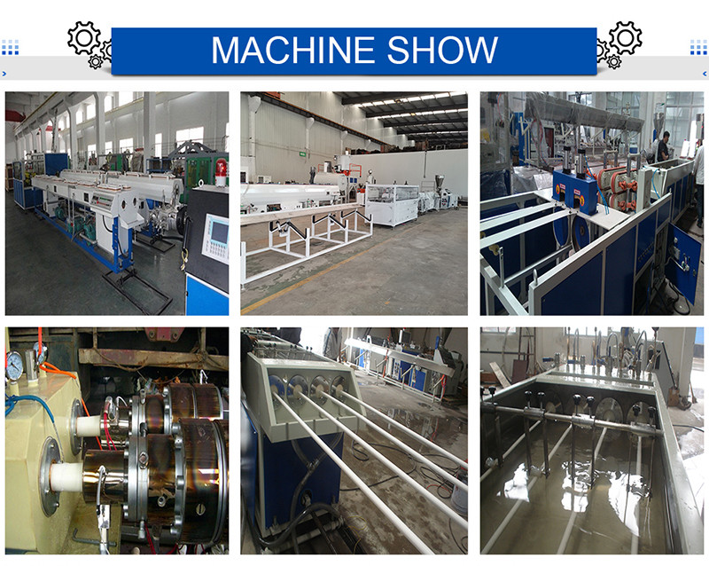 63 To 110MM PVC Pipe Extrusion Line Plastic Pipe Making Machine