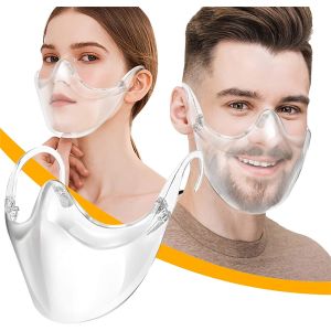 China reusable anti-fog face shield or face cover with transparent cover or clear shield with visible expression on sale
