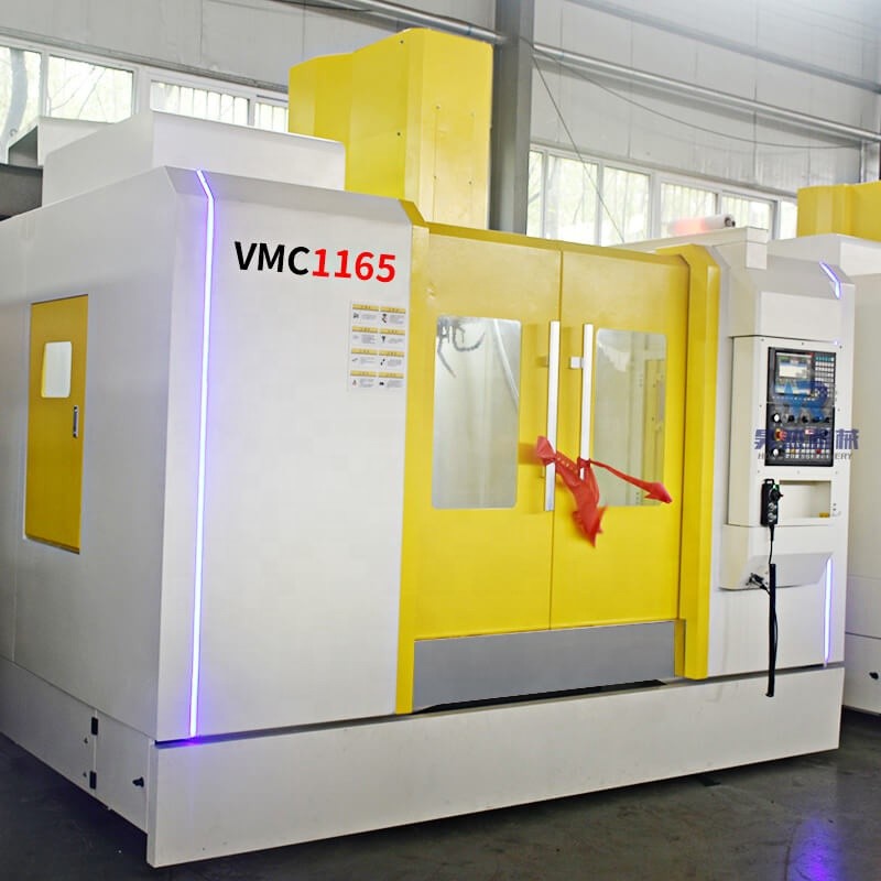 Taiwan line rail 3 axis vertical machining center VMC1165 intelligent CNC milling machine