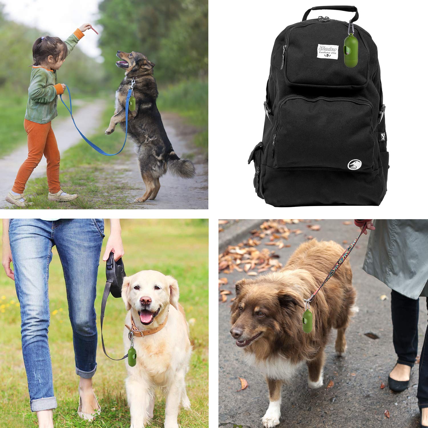 Biodegradable custom puppy waste bag printed scented poop bags