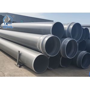China Environmental Protection Water Supply Pipe PVC U Pipe DN50 DN90 on sale