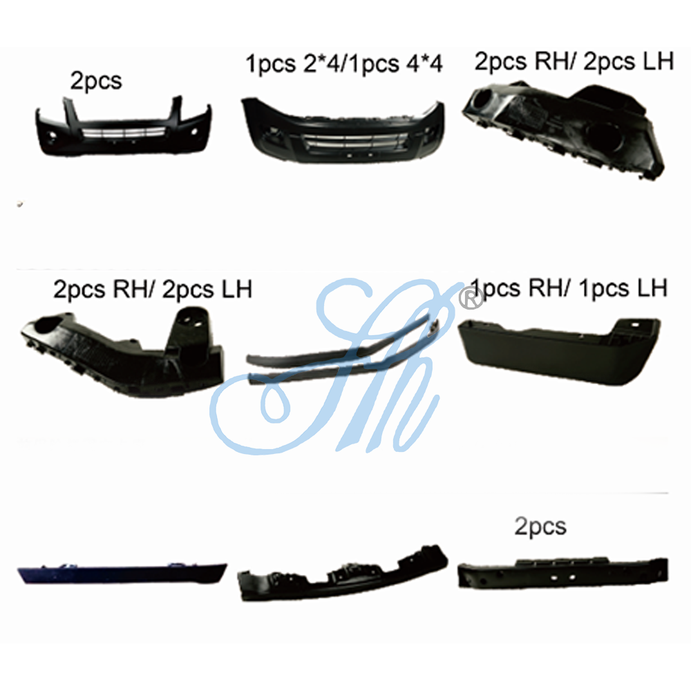 Shipping 7-25 days ISUZU Dmax Front Bumper Plastic Front Reinforcement Pickup Fender
