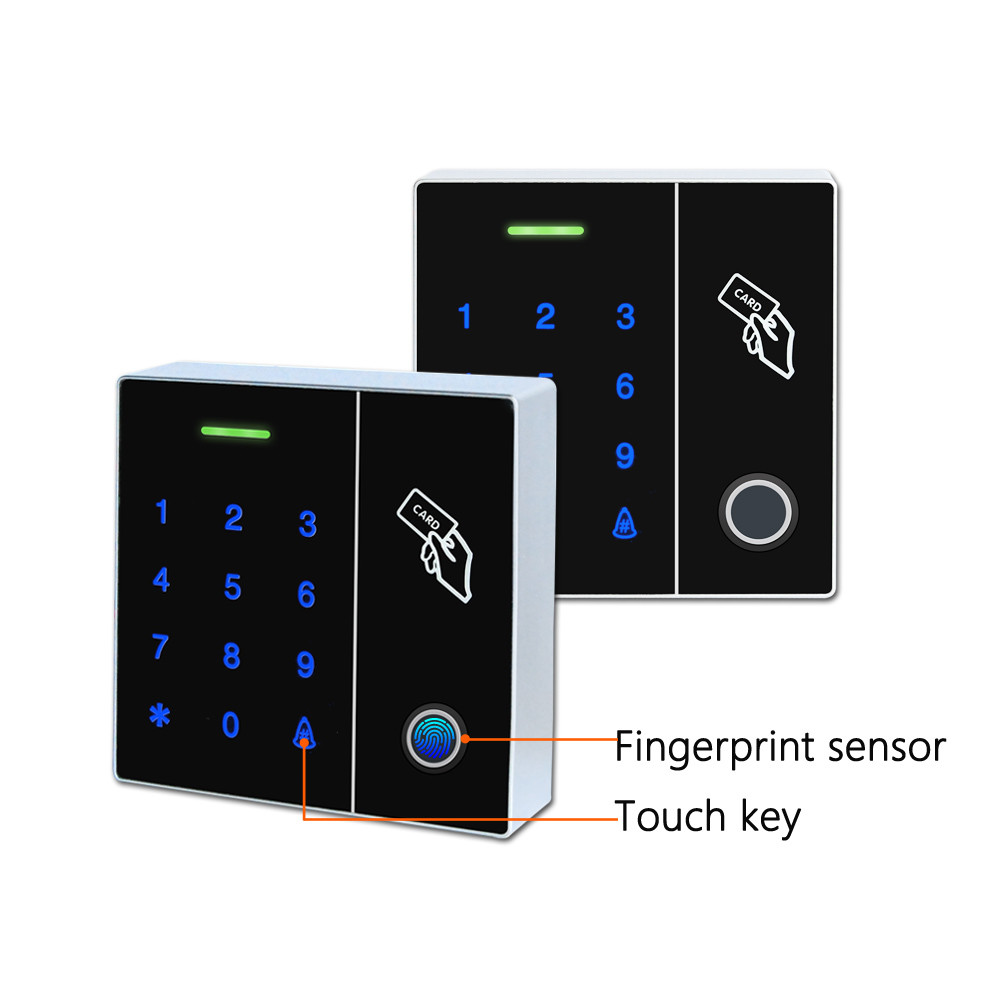 13.56MHz Standalone Biometric Nfc Access Control RFID Reader with Optical sensor