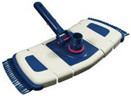Plastic Cleaning Pool Vacuum Brush Head Retagular Shape With Bumper Side Brush