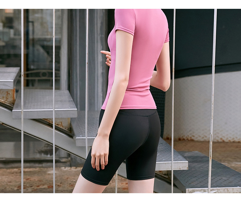 Peach Butt Lifting High Waisted Female Knee Length Pants Gym Athletic Workout Shorts Women Yoga Leggings