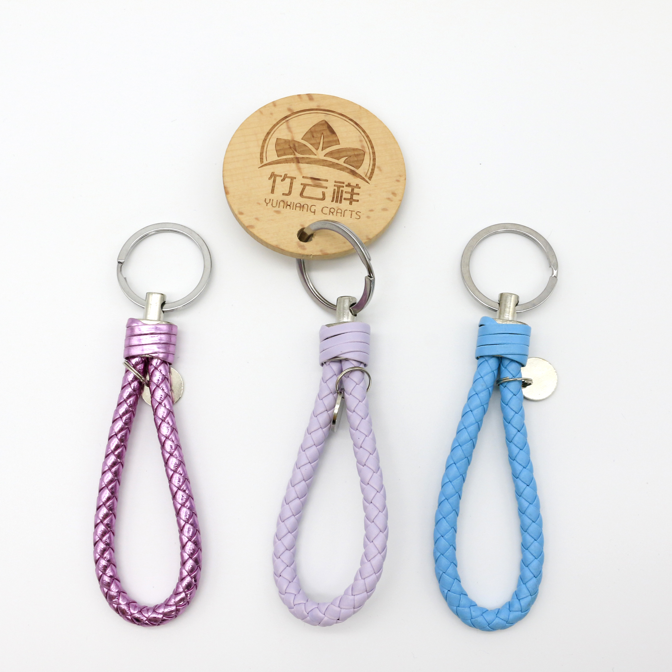 Personalized Women/Men Keychain Wallet Wood Engraving Key Chain