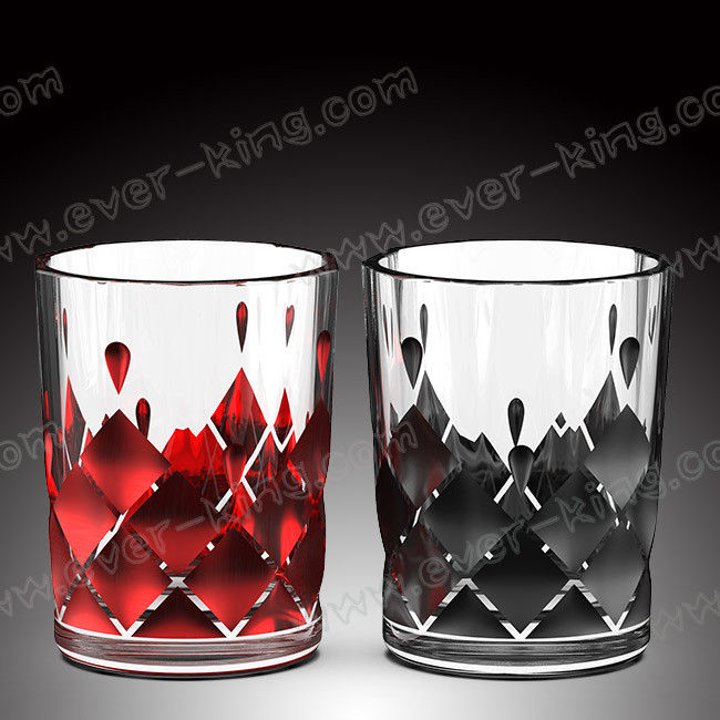 Custom Stemless Wine Glass Cup Anti Scratch 400ml 500ml