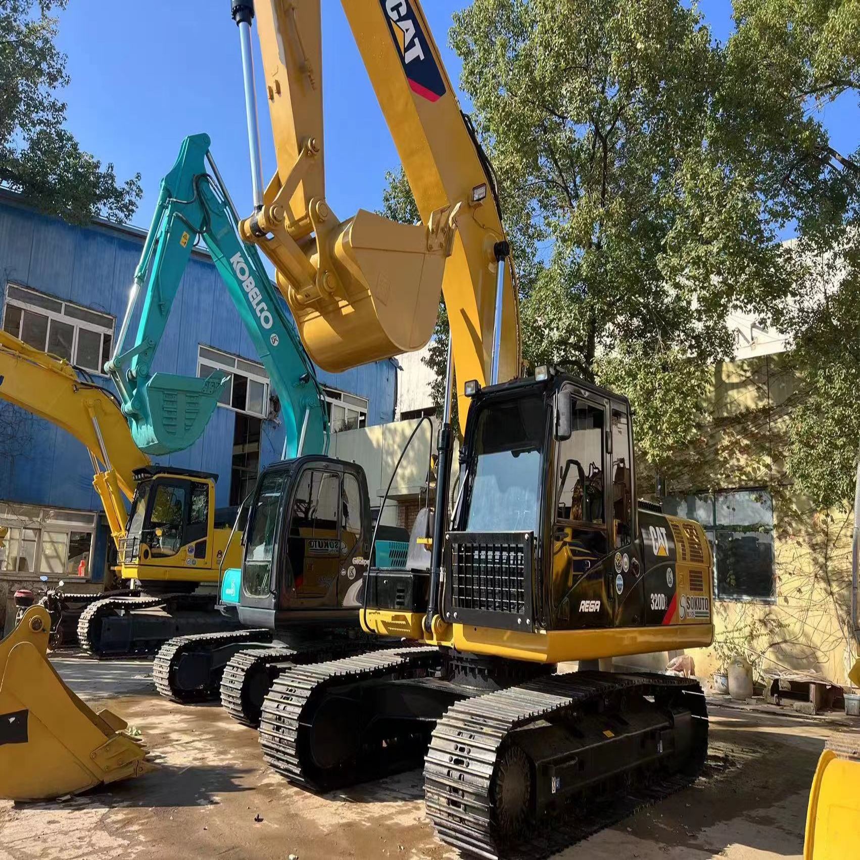 Used Caterpillar Excavator CAT 320D2 Secondhand 20ton Crawler Digger Made In Japan