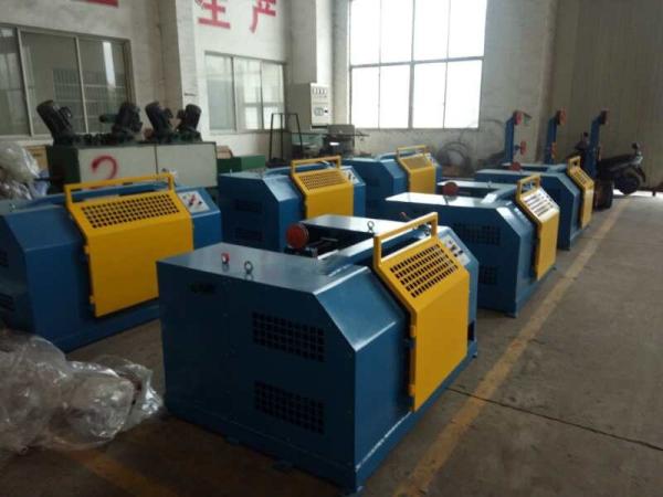 Ø3mm - Ø-1.5mm Bright Steel Wire Drawing Machine , Acid - Free Green Wire