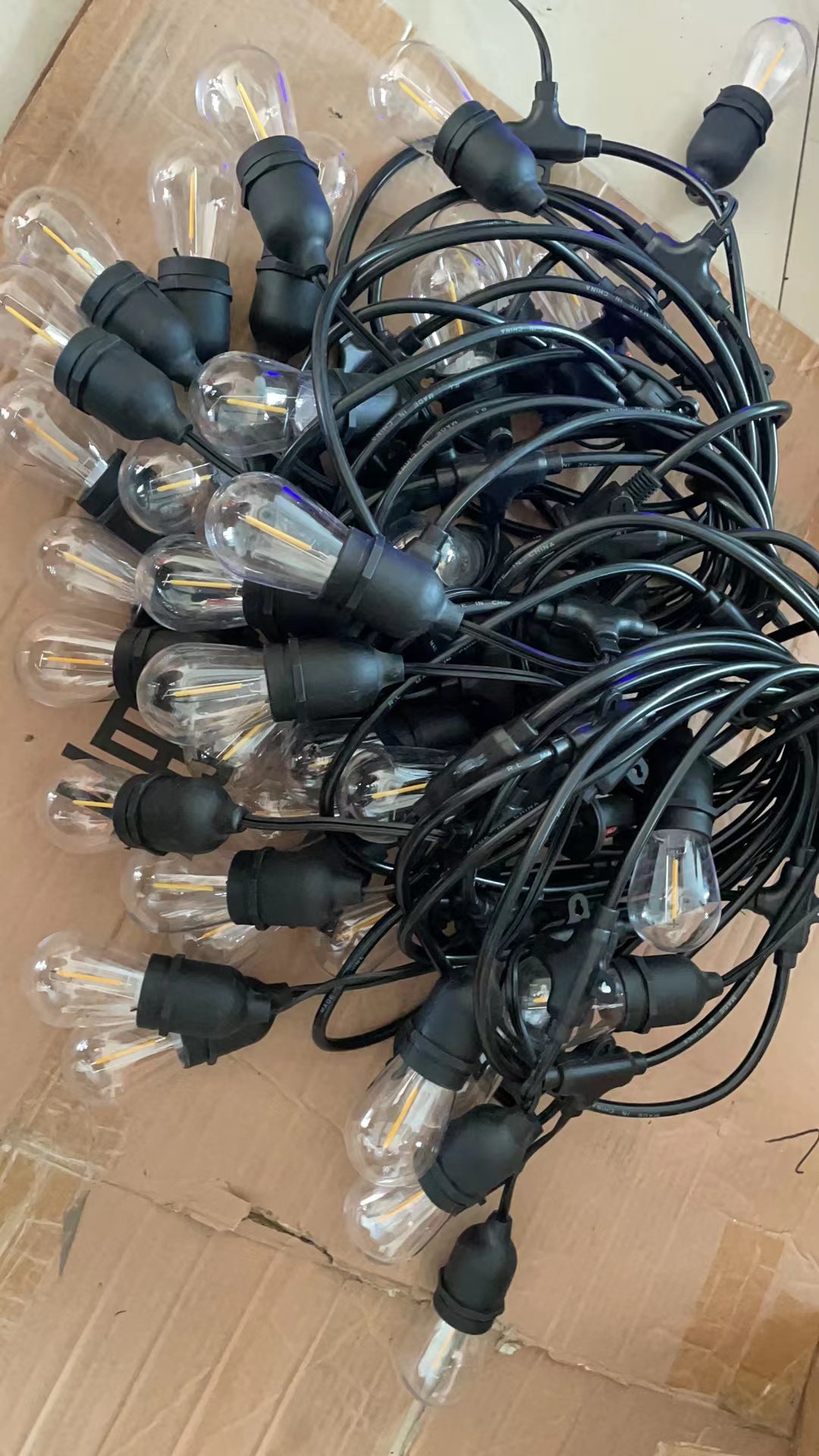 2700K-6500K 1w Led Filament Bulb LED Decorative Lights For Garden