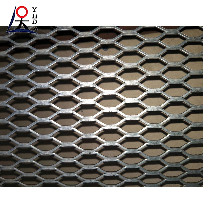 Hot Dipped Galvanized Suspended Ceiling Aluminium Expanded Metal Mesh 0.1 - 8mm 50m/roll