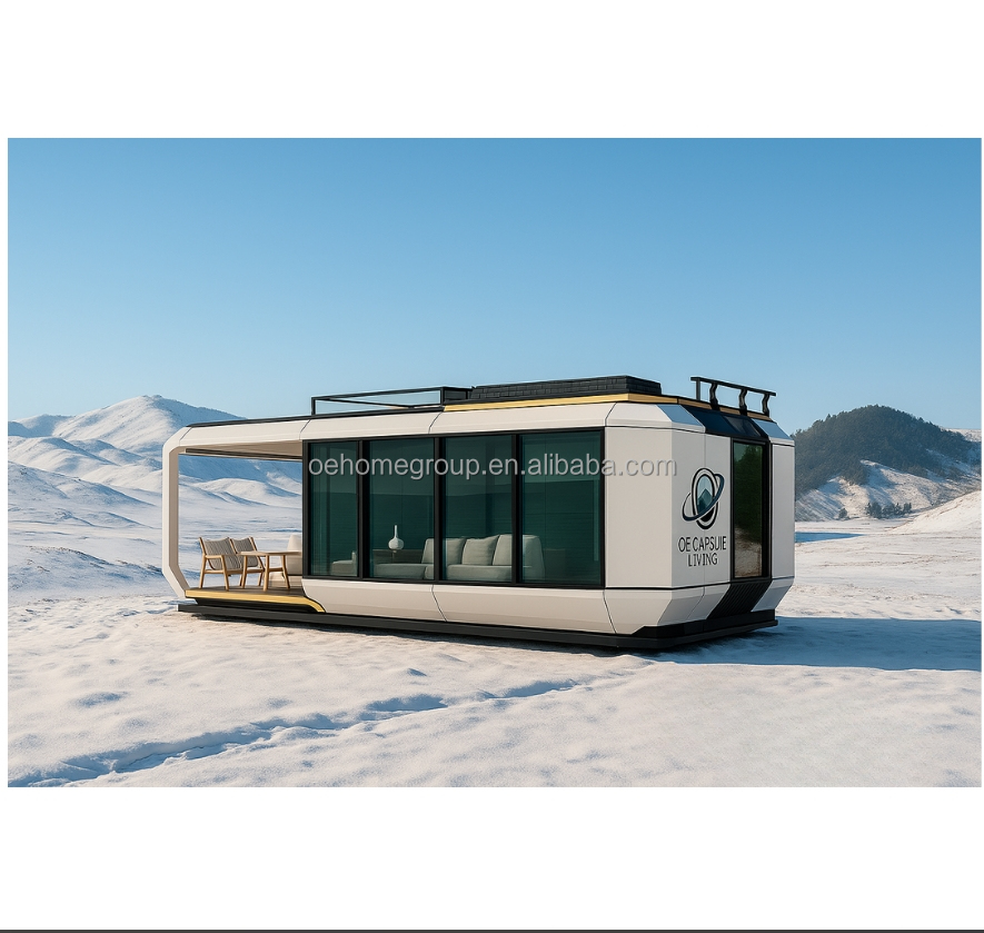 Intelligent System Outdoor Camping Cabin House Mobile Home Space Prefabricated Room Space Capsule