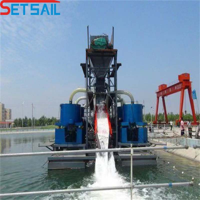 Electric Power Chain Bucket Gold and Sand Dredger