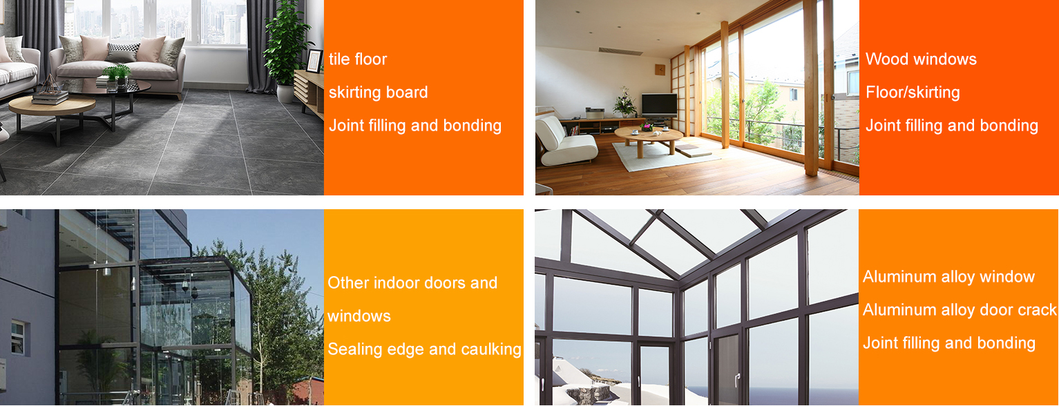 Customized Color Curtain Wall Weather Resistance Silicone Sealant Neutral Adhesive