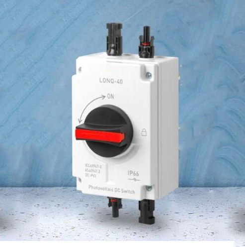 IP66 DC 1500V 16A 20A 25A 32A Lockable External DC Isolating Switch