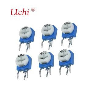 RM065 Adjustable Resistor 0.1w Vertical Fine-tuning B50k 9mm Sliding Potentiomet