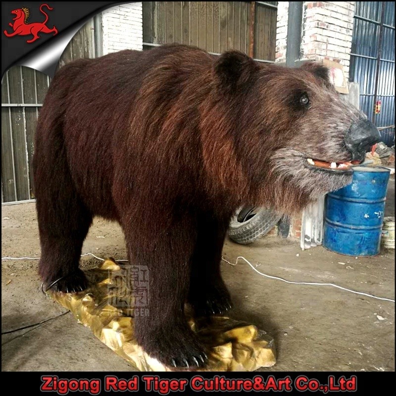 Handmade Realistic Animatronic Animals Life Size With Movement / Sound Customization