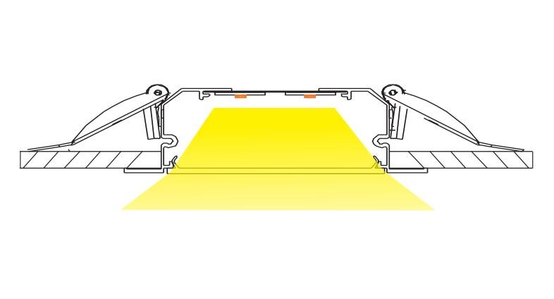 SMD Recessed LED Ceiling Grid Lights T8 Grid Led Lighting Non Flicker CE / ROHS certification