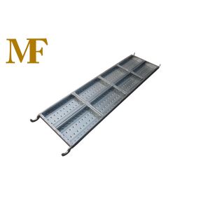 China BS1139 Galvanized Scaffold Steel Catwalks Platform With Hooks on sale