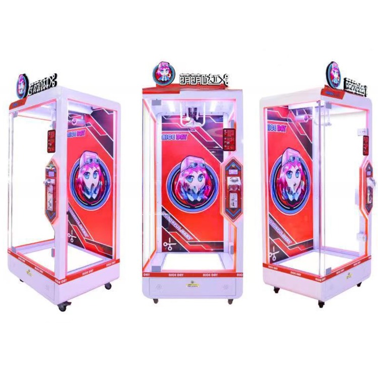 Dreamland video game equipment cute baby scissors toys coin operated cutting doll game machine
