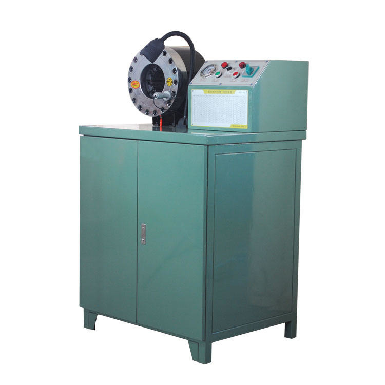 2 Inch 6-51mm Electric Rubber Hose Crimping Machine 600T Crimping Force With Size Is 860*640*1300 mm With 10 Sets Dies