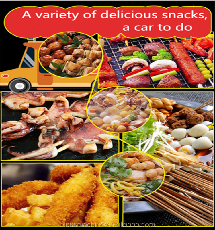 Customized Outdoor Fast Food Hygiene Standards Manufacture Bus Type Food Carts