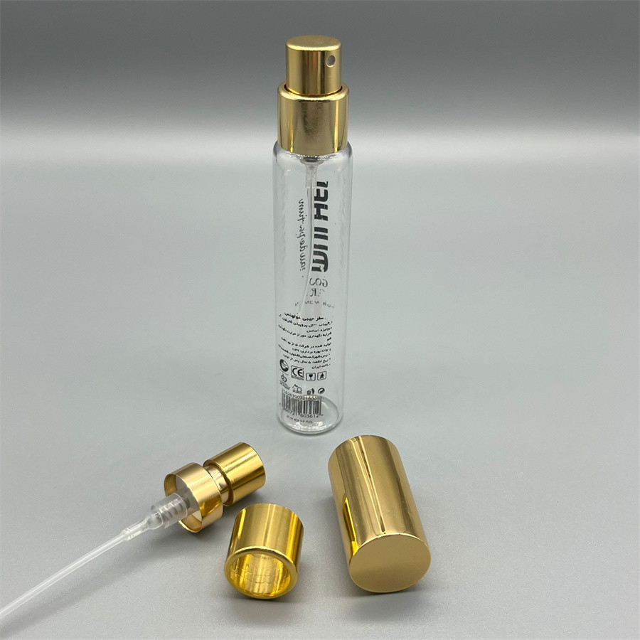 Golden Color Perfume Pump with Cap for Precise Fragrance Dispensing