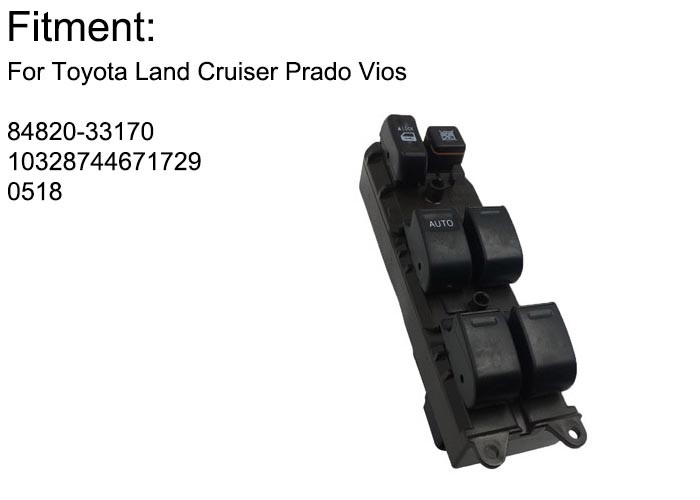 Driver Side Toyota Power Window Switch Button Front Left Toyota Land Vios