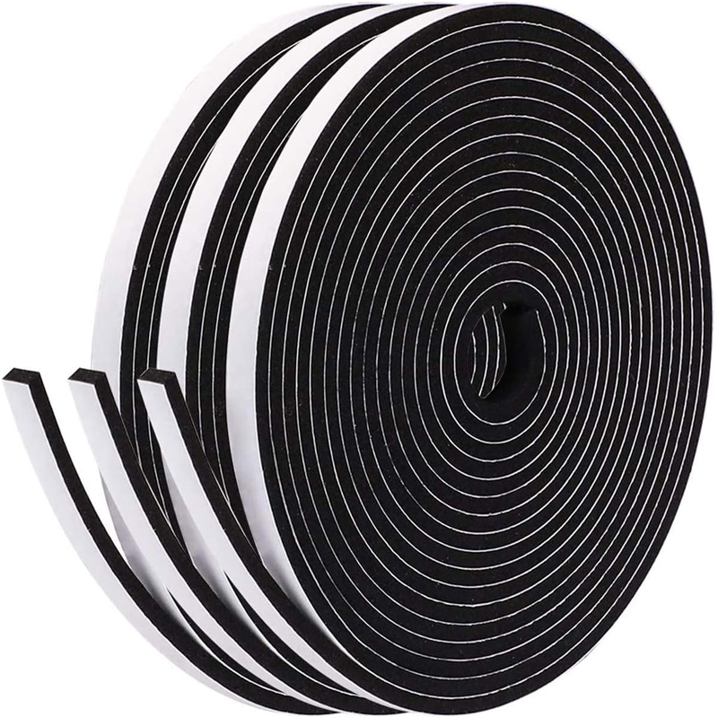 Thick Foam Eva High Density Weather Stripping Foam Insulation Tape Self Adhesive