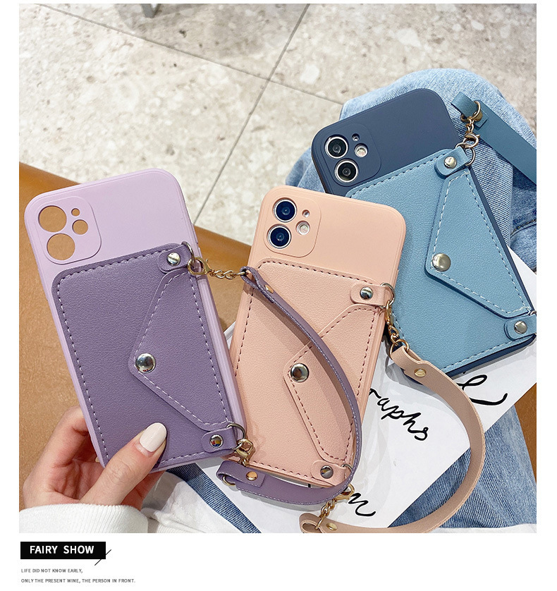 Mobile Phone Cases 2023 TPU Leather Wallet Bag for iPhone 11 12 13 14 15 Pro Max XS XR