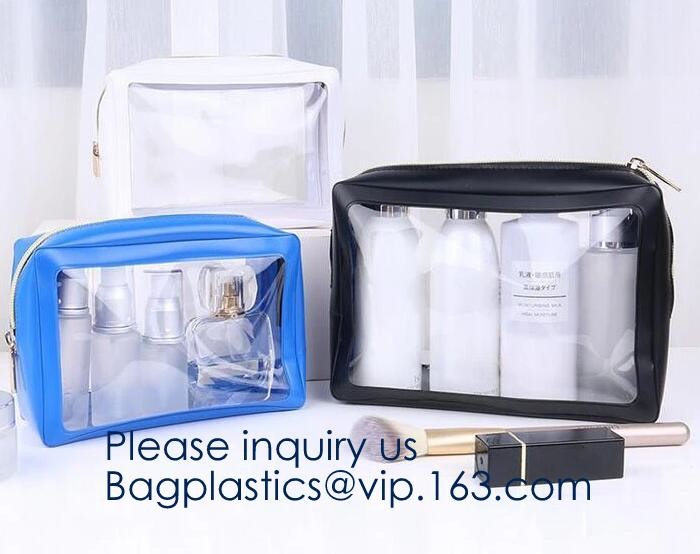 Holographic Makeup Bag, Metallic color Fashion Cosmetic Travel Bag Large Toiletry Bag Makeup Organizer for Women, Purple