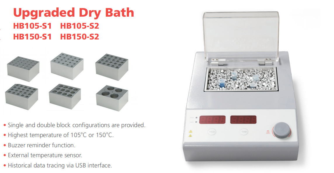 Laboratory Heating Metal Dry Block Incubator 25~150°C Heating Dry Bath