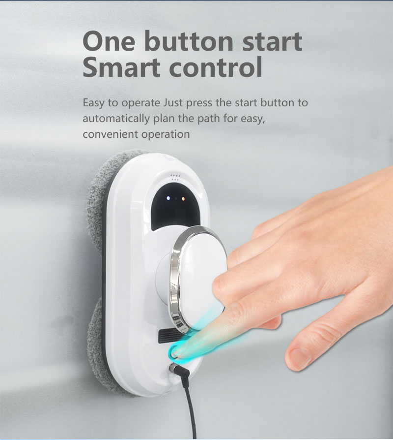 Smart One Click Window Cleaner Robot Strong Suction Smart Window Cleaning Robot
