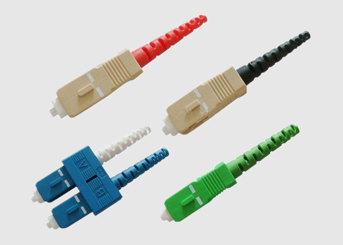 Single Mode SC UPC Simplex Fiber Optic Connector For Fiber Jumpers