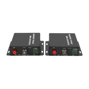 1 Channel Video And 1 Reverse Data Coaxial Video Transmitter And Receiver