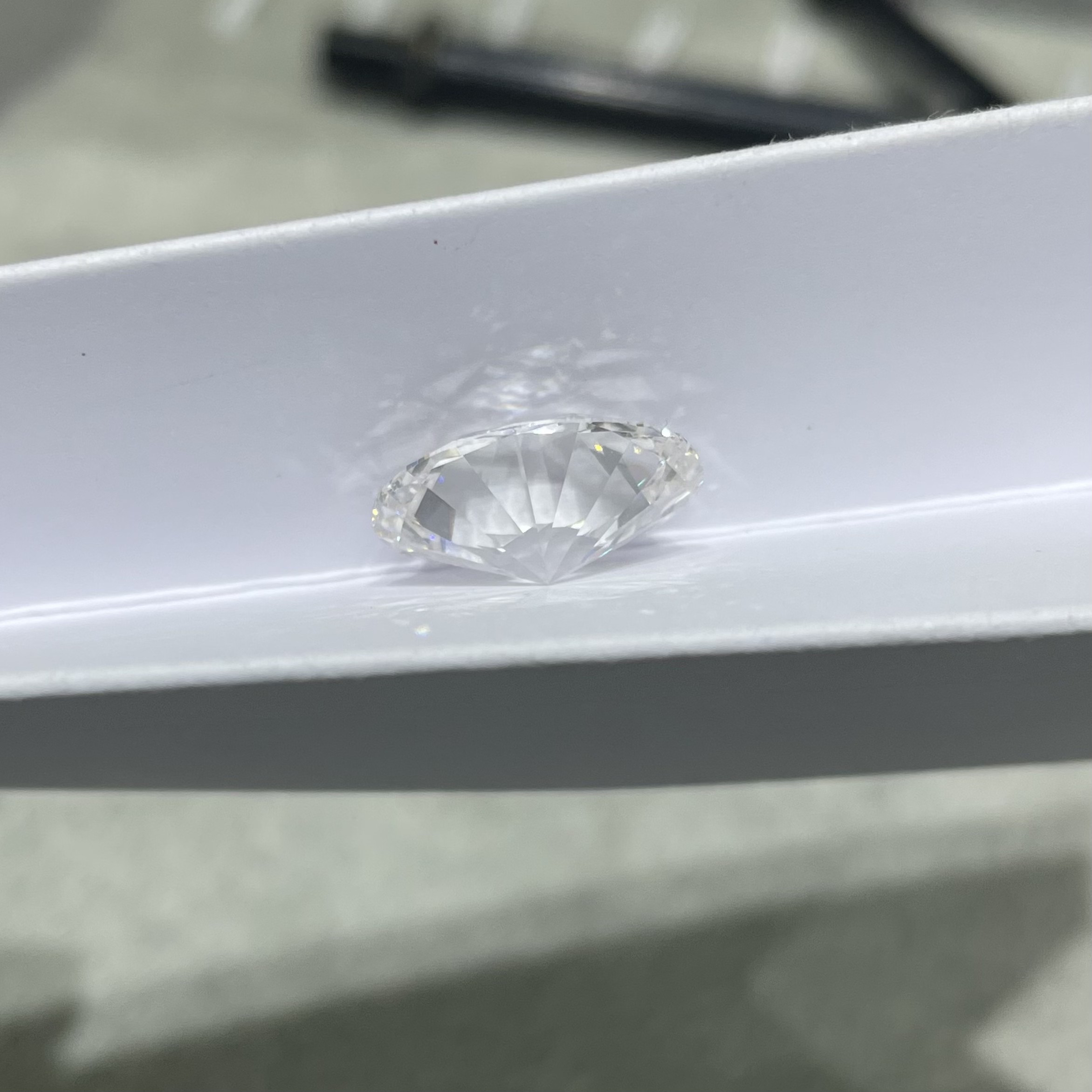 1-1.99CT Oval Shape Lab Grown As Grown CVD Loose Diamond IGI Certified